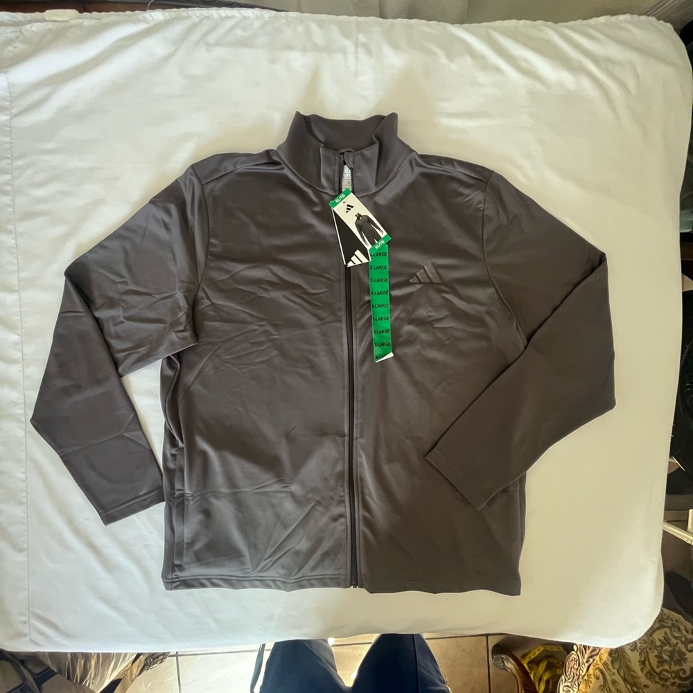 Adidas Gray Full-Zip Jacket